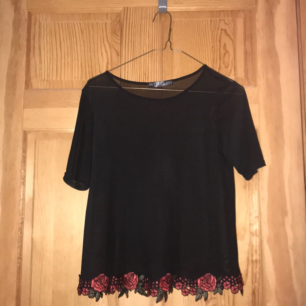 NEVER WORN Mesh shirt